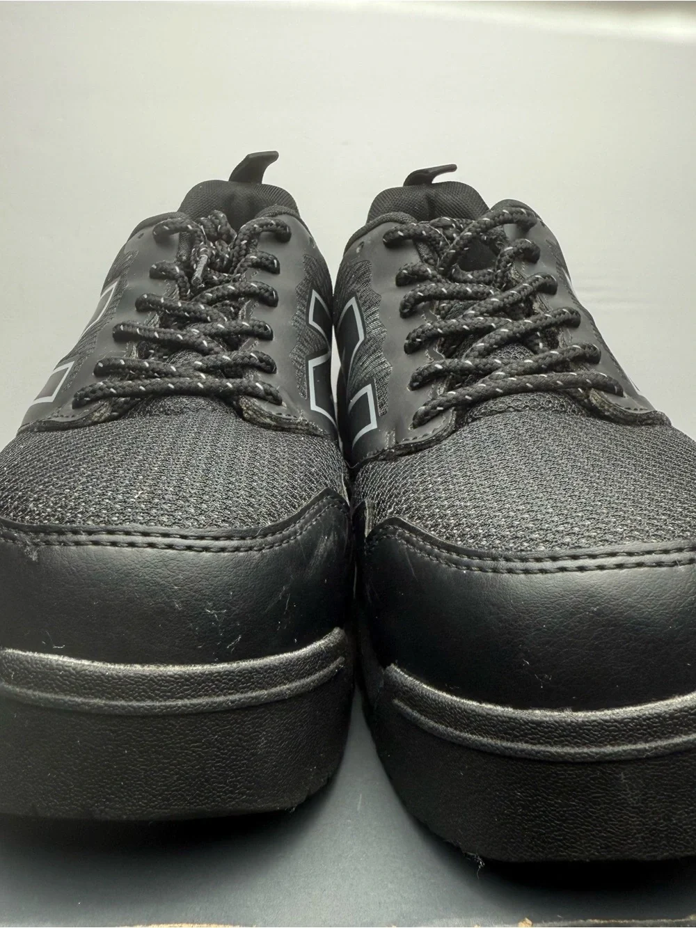 New Balance Men's Black Athletic Trainer with Reflective 'N'